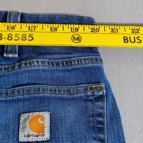 Carhartt Rugged Flex Relaxed Fit jeans men's size 40X34 ink blue colour straight - Picture 14 of 16